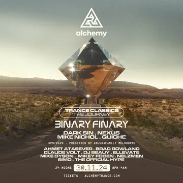 The flyer for Alchemy - The Journey