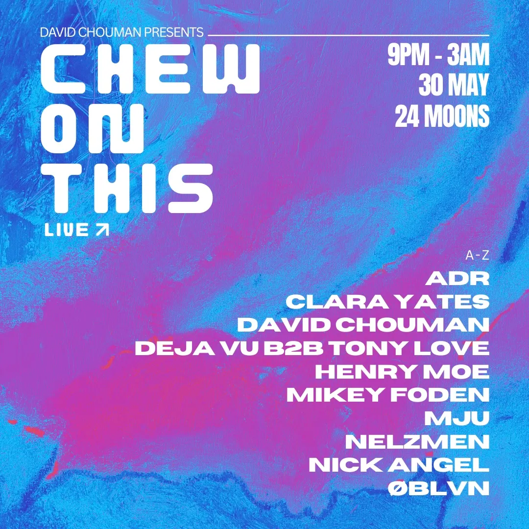 The flyer for Chew On This