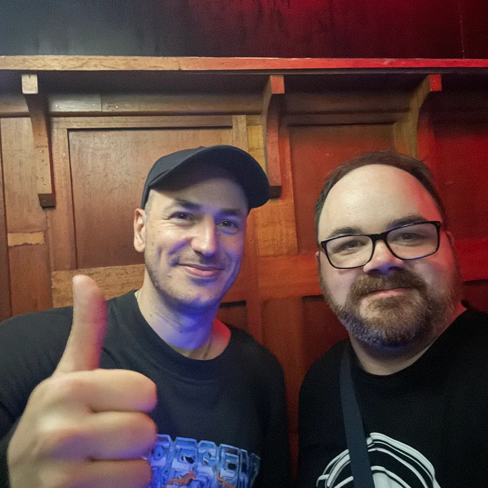 Dosem and Mikey Foden at New Guernica