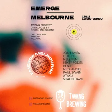 The flyer for Emerge: 001
