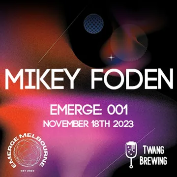 The flyer for Emerge: 001