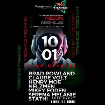 The flyer for Neon Nexus
