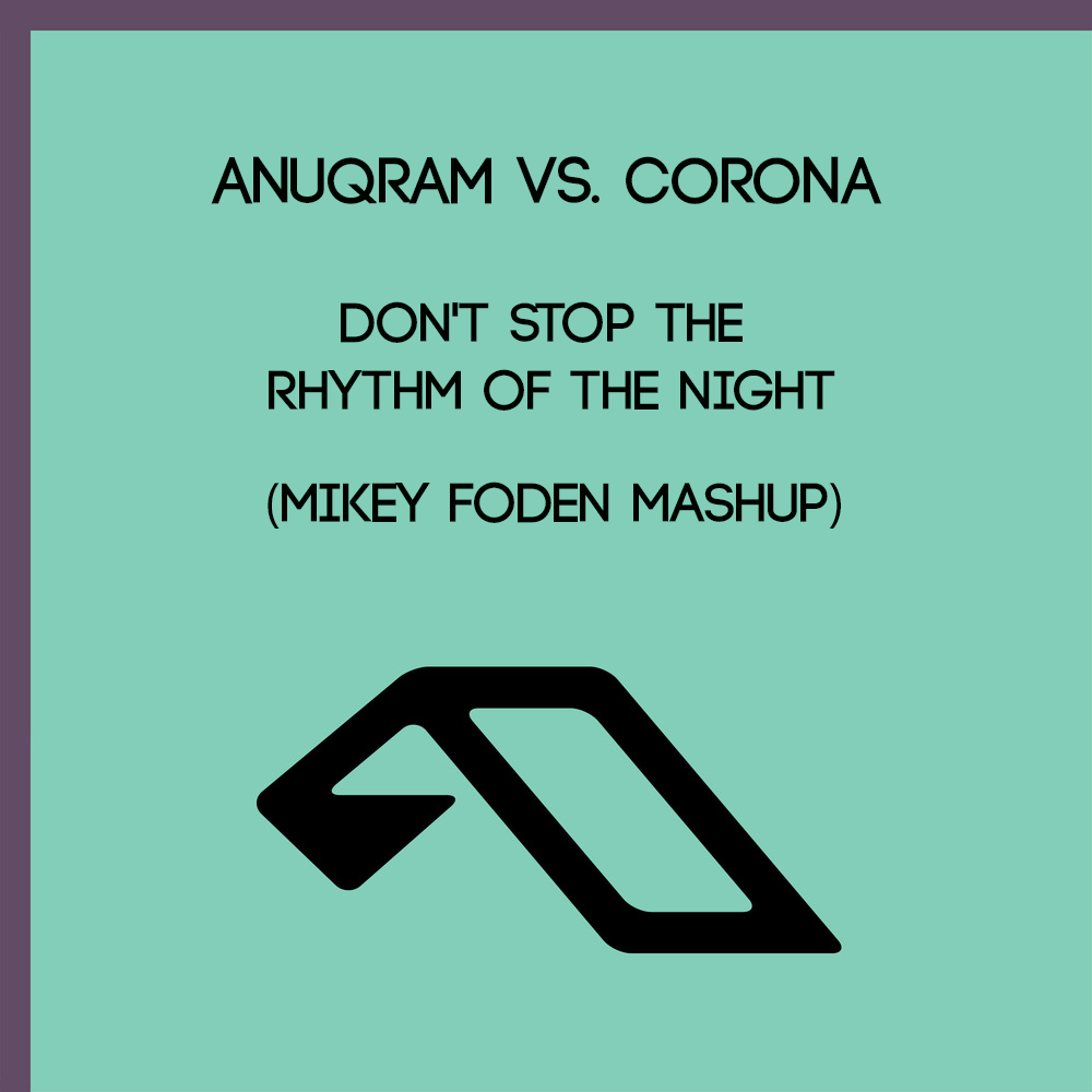 The flyer for Don't Stop The Rhythm Of The Night (Mashup)