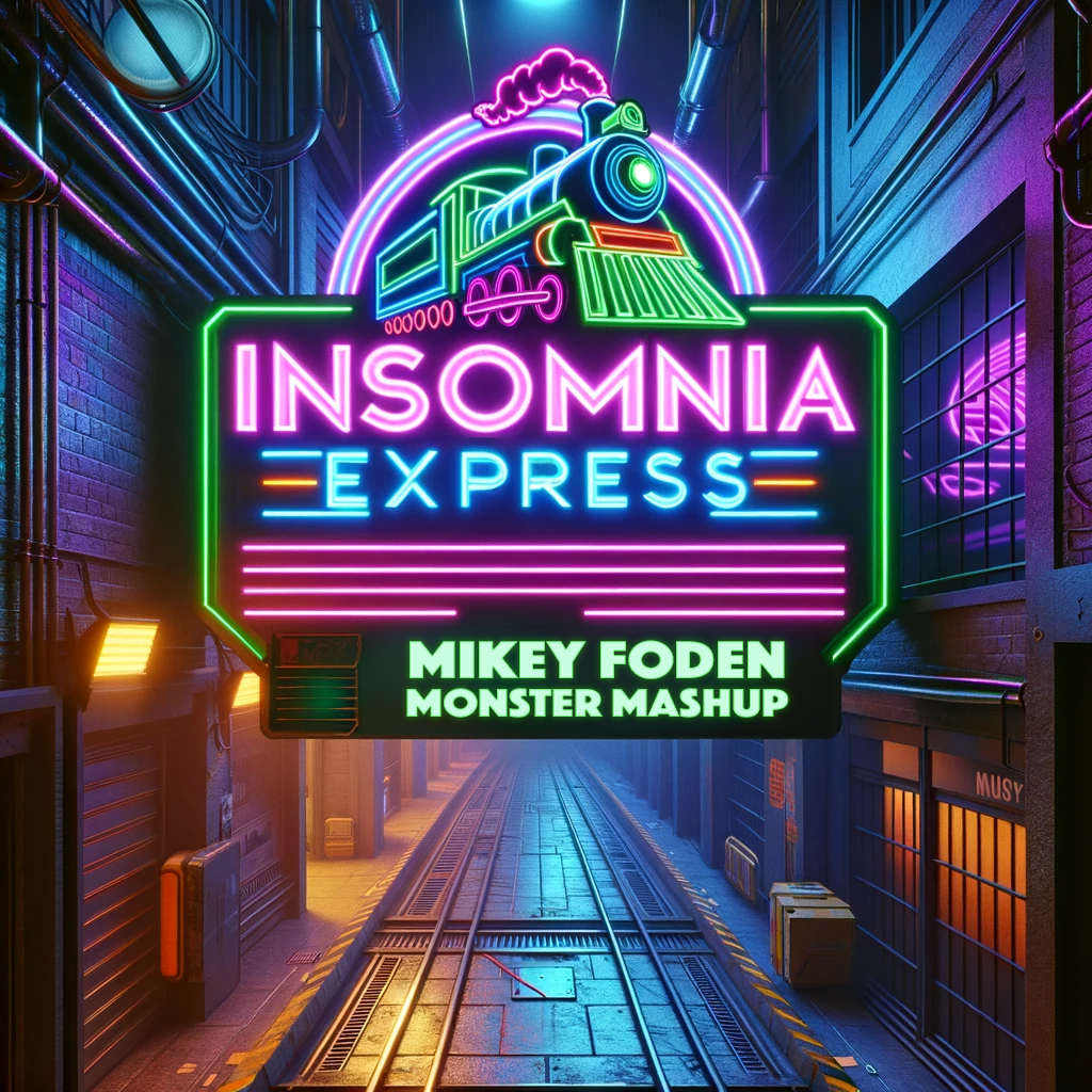 The flyer for Insomnia Express (Monster Mashup)